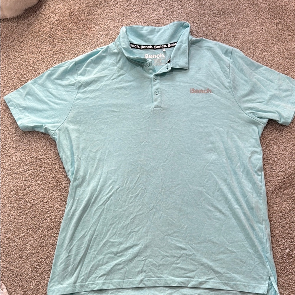 Bench Men's Golf Light Blue Polo Shirt